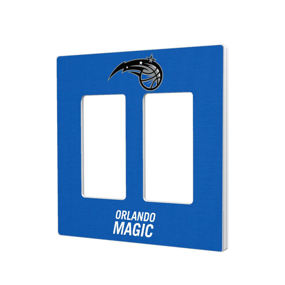 Orlando Magic Solid Hidden-Screw Light Switch Plate-3