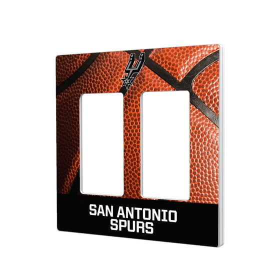 San Antonio Spurs Basketball Hidden-Screw Light Switch Plate-3