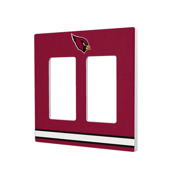 Arizona Cardinals Stripe Hidden-Screw Light Switch Plate - 757 Sports Collectibles