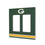 Green Bay Packers Stripe Hidden-Screw Light Switch Plate - 757 Sports Collectibles