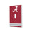 Alabama Crimson Tide Stripe Hidden-Screw Light Switch Plate-0