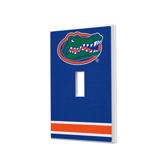 Florida Gators Stripe Hidden-Screw Light Switch Plate-0