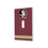 Florida State Seminoles Stripe Hidden-Screw Light Switch Plate-0