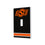 Oklahoma State Cowboys Stripe Hidden-Screw Light Switch Plate-0