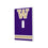 Washington Huskies Stripe Hidden-Screw Light Switch Plate-0