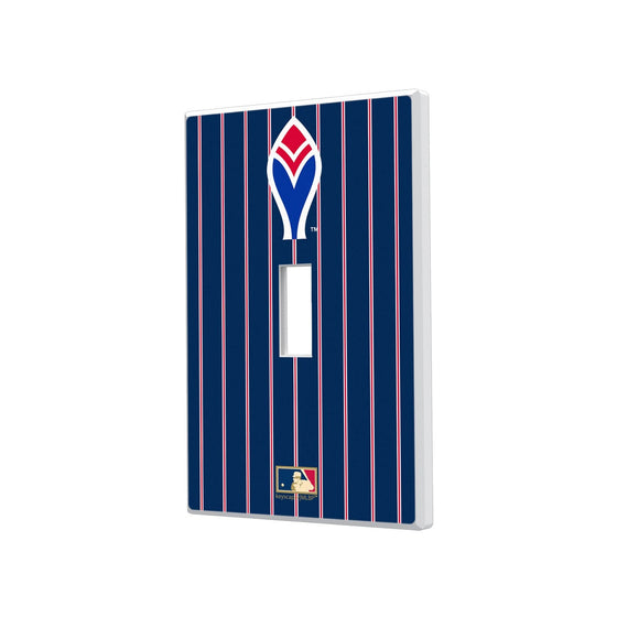 Atlanta Braves 1972-1975 - Cooperstown Collection Pinstripe Hidden-Screw Light Switch Plate - 757 Sports Collectibles