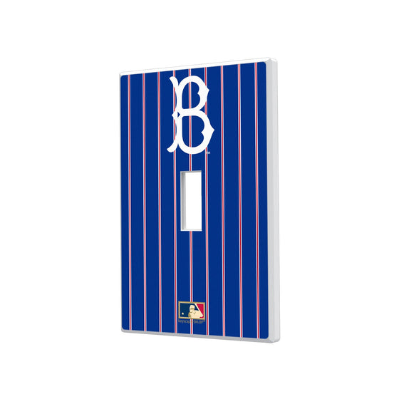 Brooklyn Dodgers 1949-1957 - Cooperstown Collection Pinstripe Hidden-Screw Light Switch Plate - 757 Sports Collectibles