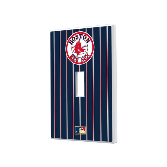 Boston Red Sox 1976-2008 - Cooperstown Collection Pinstripe Hidden-Screw Light Switch Plate - 757 Sports Collectibles