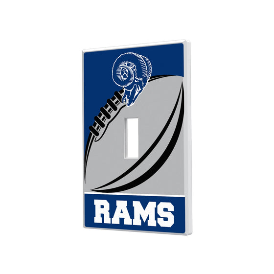 Los Angeles Rams Passtime Hidden-Screw Light Switch Plate - 757 Sports Collectibles