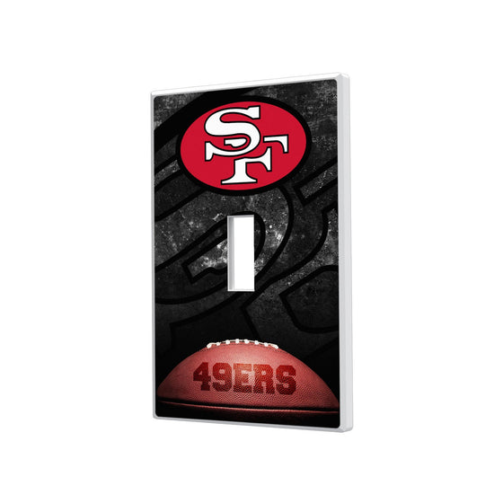 San Francisco 49ers Legendary Hidden-Screw Light Switch Plate - 757 Sports Collectibles