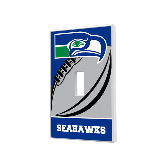 Seattle Seahawks Passtime Hidden-Screw Light Switch Plate - 757 Sports Collectibles