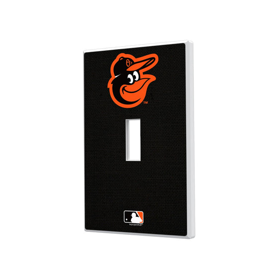 Baltimore Orioles Solid Hidden-Screw Light Switch Plate - 757 Sports Collectibles