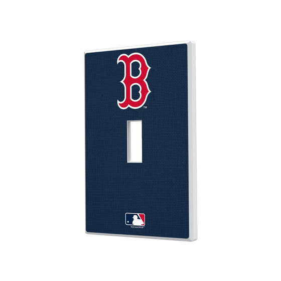 Boston Red Sox Solid Hidden-Screw Light Switch Plate - 757 Sports Collectibles