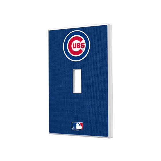 Chicago Cubs Solid Hidden-Screw Light Switch Plate - 757 Sports Collectibles