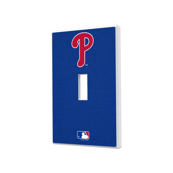 Philadelphia Phillies Solid Hidden-Screw Light Switch Plate - 757 Sports Collectibles