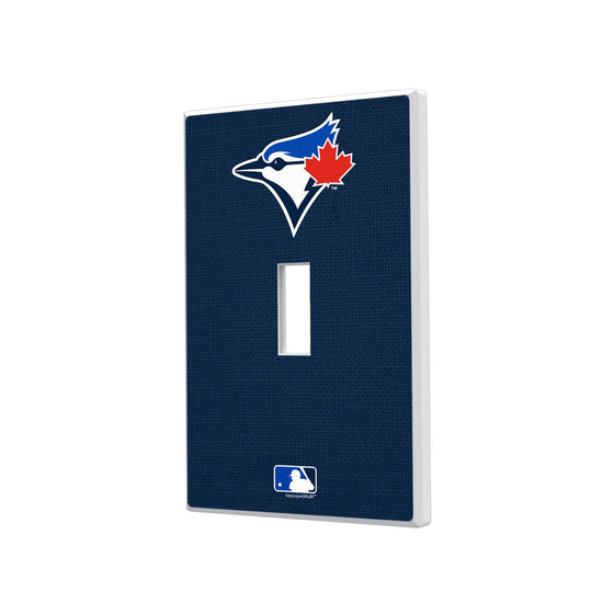 Toronto Blue Jays Solid Hidden-Screw Light Switch Plate - 757 Sports Collectibles