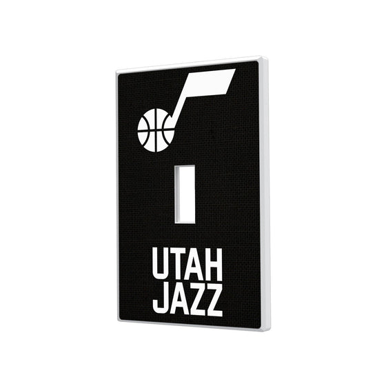 Utah Jazz Solid Hidden-Screw Light Switch Plate-0