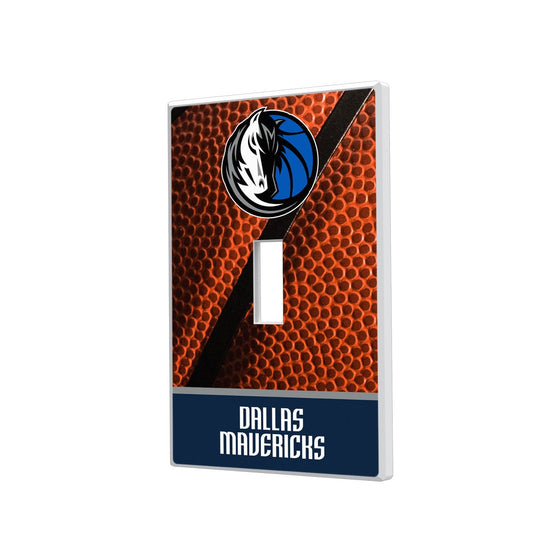 Dallas Mavericks Basketball Hidden-Screw Light Switch Plate-0