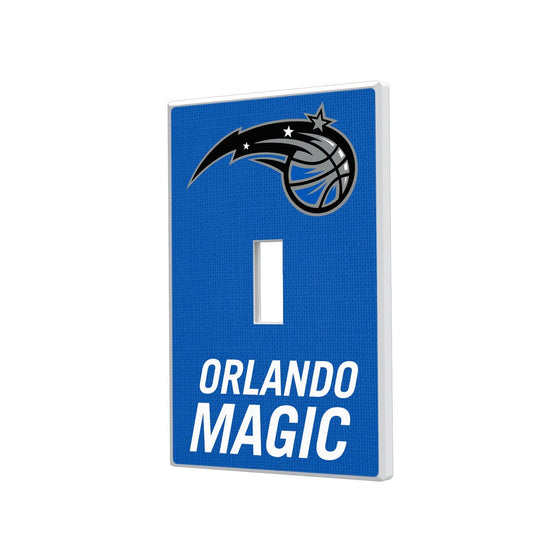 Orlando Magic Solid Hidden-Screw Light Switch Plate-0