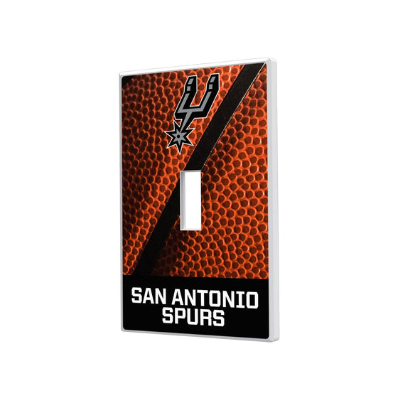 San Antonio Spurs Basketball Hidden-Screw Light Switch Plate-0