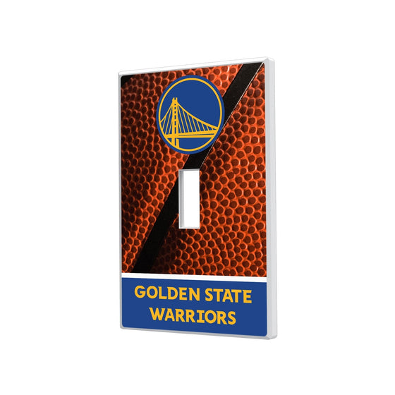 Golden State Warriors Basketball Hidden-Screw Light Switch Plate-0