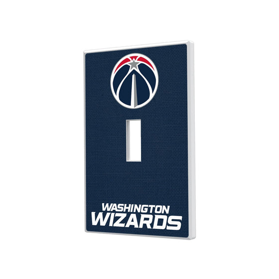 Washington Wizards Solid Hidden-Screw Light Switch Plate-0