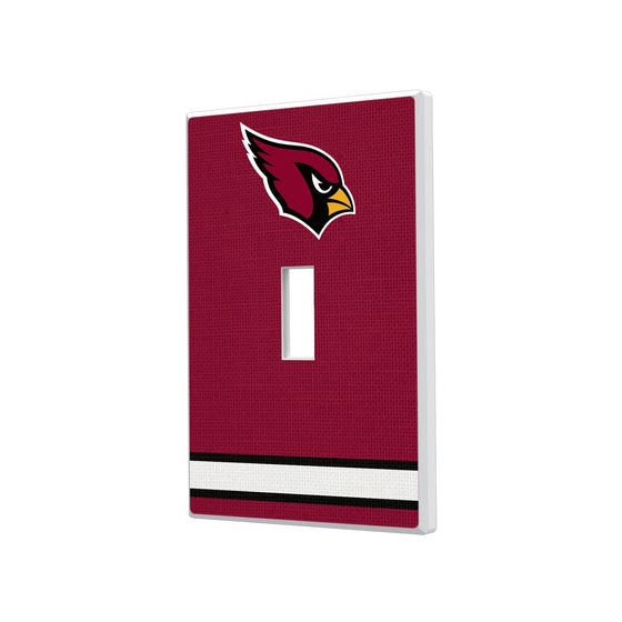 Arizona Cardinals Stripe Hidden-Screw Light Switch Plate - 757 Sports Collectibles