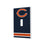 Chicago Bears Stripe Hidden-Screw Light Switch Plate - 757 Sports Collectibles