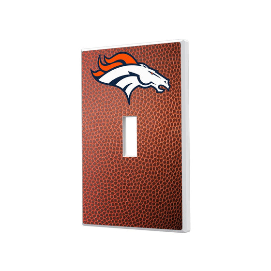 Denver Broncos Football Hidden-Screw Light Switch Plate-0