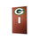 Green Bay Packers Football Hidden-Screw Light Switch Plate-0