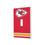 Kansas City Chiefs Stripe Hidden-Screw Light Switch Plate - 757 Sports Collectibles