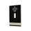 New Orleans Saints Stripe Hidden-Screw Light Switch Plate - 757 Sports Collectibles