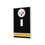 Pittsburgh Steelers Stripe Hidden-Screw Light Switch Plate - 757 Sports Collectibles