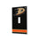 Anaheim Ducks Stripe Hidden-Screw Light Switch Plate-0