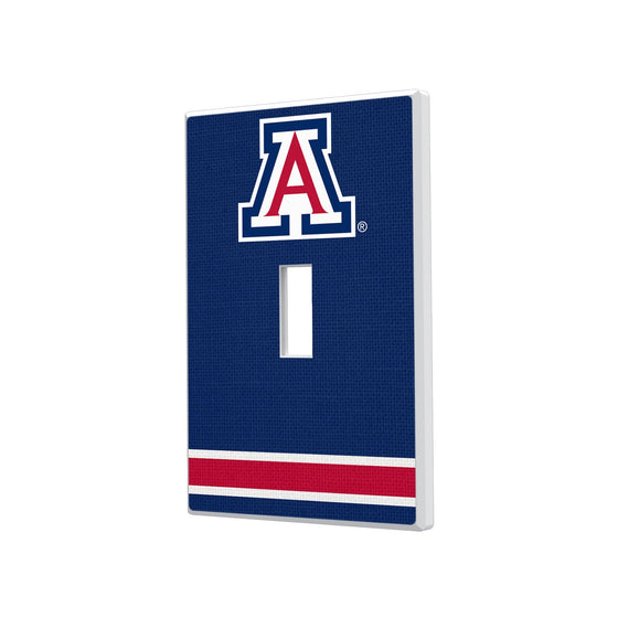 Arizona Wildcats Stripe Hidden-Screw Light Switch Plate-0