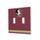 Florida State Seminoles Stripe Hidden-Screw Light Switch Plate-2