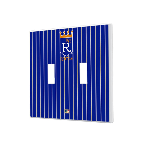 Kansas City Royals 1969-1978 - Cooperstown Collection Pinstripe Hidden-Screw Light Switch Plate - 757 Sports Collectibles