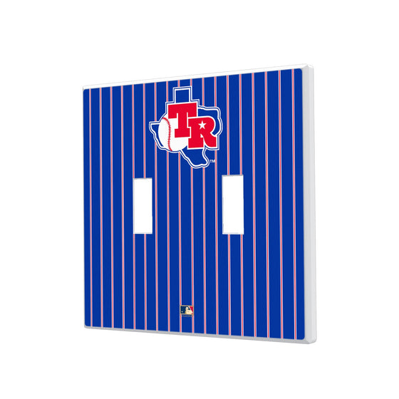 Texas Rangers 1981-1983 - Cooperstown Collection Pinstripe Hidden-Screw Light Switch Plate - 757 Sports Collectibles