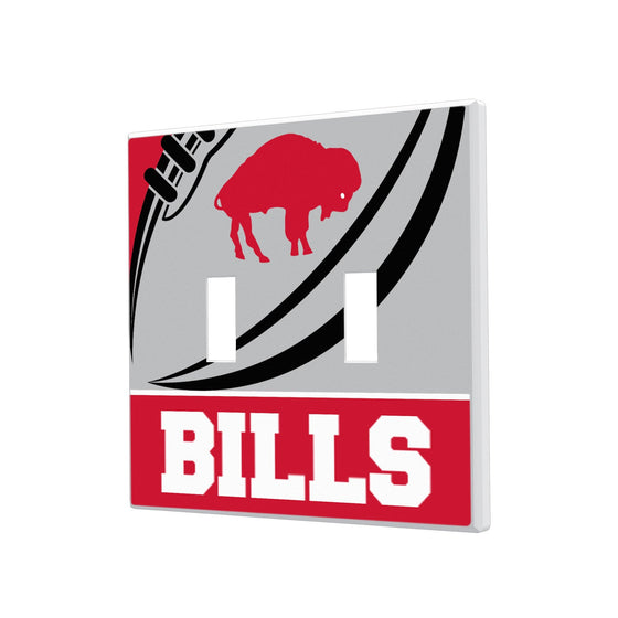 Buffalo Bills Passtime Hidden-Screw Light Switch Plate - 757 Sports Collectibles