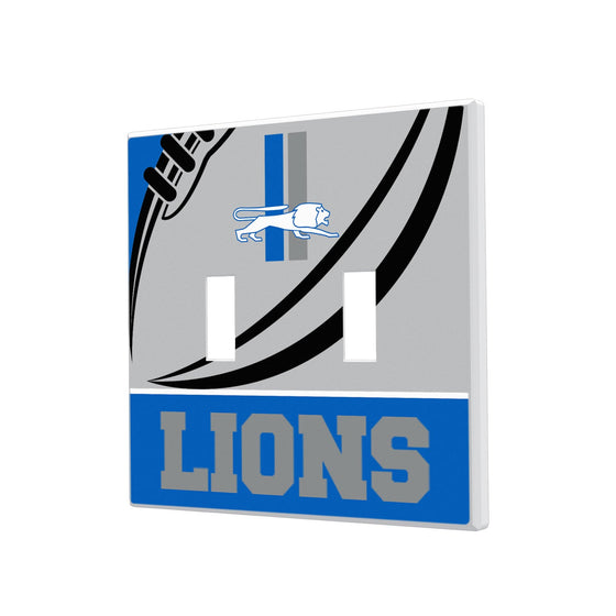 Detroit Lions Retro Passtime Hidden-Screw Light Switch Plate - 757 Sports Collectibles