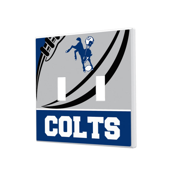 Baltimore Colts 1946 Historic Collection Passtime Hidden-Screw Light Switch Plate - 757 Sports Collectibles