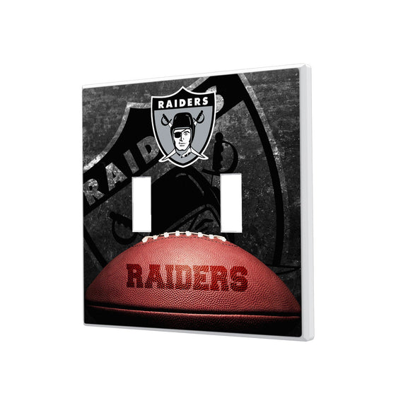 Oakland Raiders 1963 Historic Collection Legendary Hidden-Screw Light Switch Plate - 757 Sports Collectibles