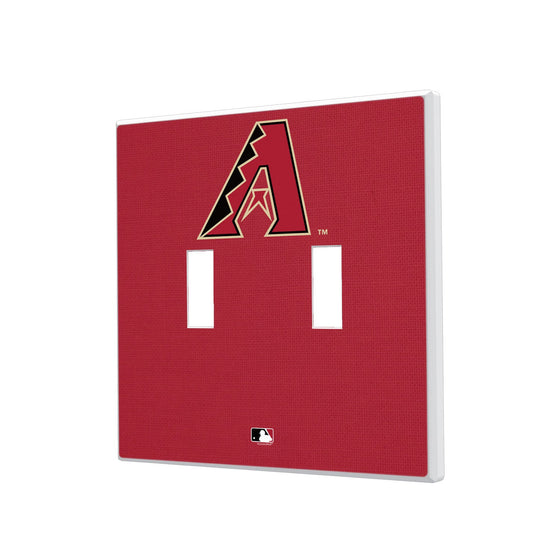 Arizona Diamondbacks Solid Hidden-Screw Light Switch Plate - 757 Sports Collectibles