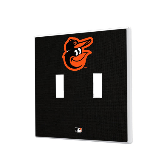 Baltimore Orioles Solid Hidden-Screw Light Switch Plate - 757 Sports Collectibles