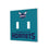 Charlotte Hornets Solid Hidden-Screw Light Switch Plate-2