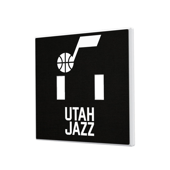 Utah Jazz Solid Hidden-Screw Light Switch Plate-2