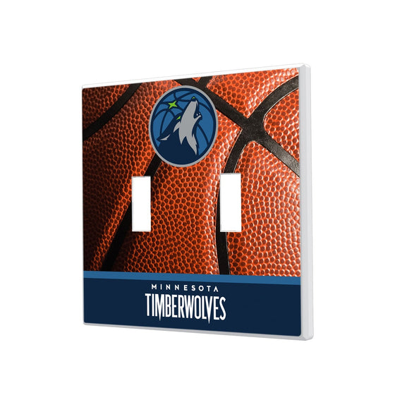 Minnesota Timberwolves Basketball Hidden-Screw Light Switch Plate-2