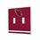 Arizona Cardinals Stripe Hidden-Screw Light Switch Plate - 757 Sports Collectibles