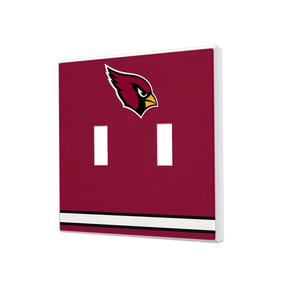 Arizona Cardinals Stripe Hidden-Screw Light Switch Plate - 757 Sports Collectibles