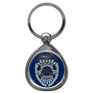 Police Chrome Key Chain (SSKG) - 757 Sports Collectibles